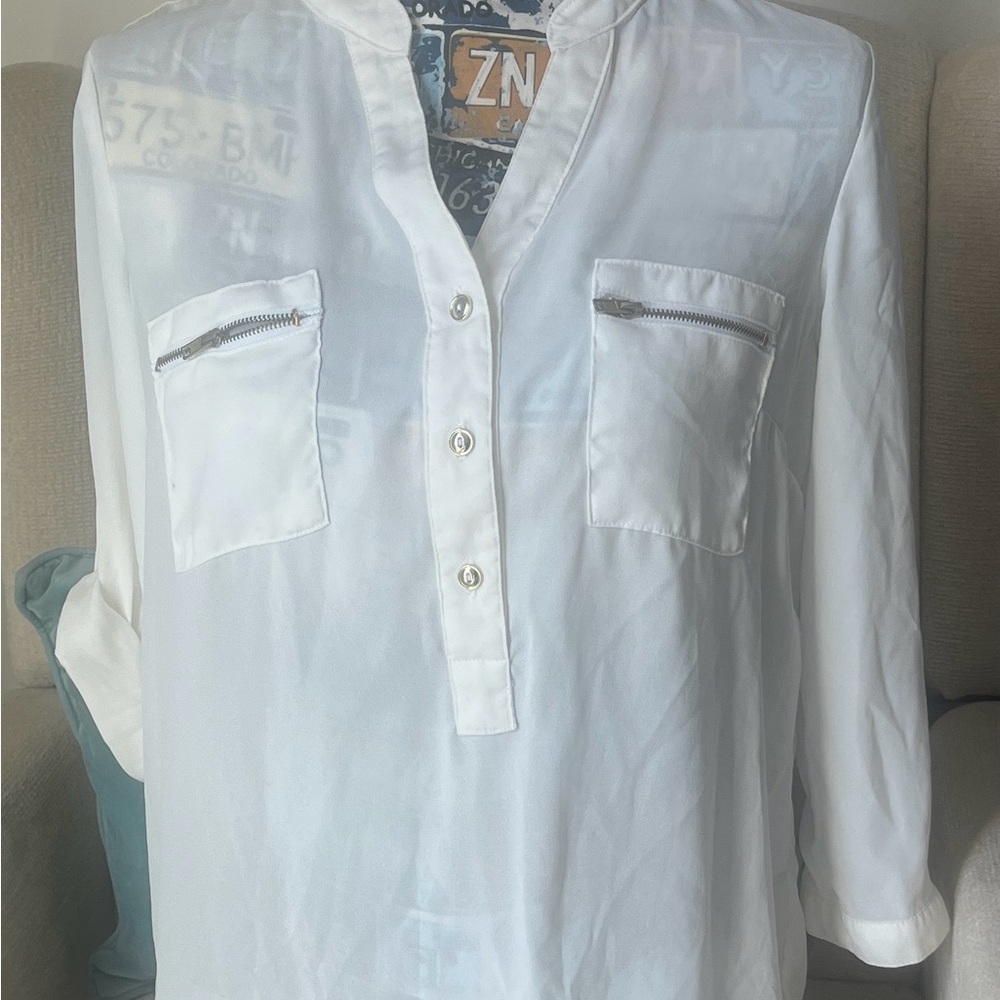 Papermoon Elegant White Blouse